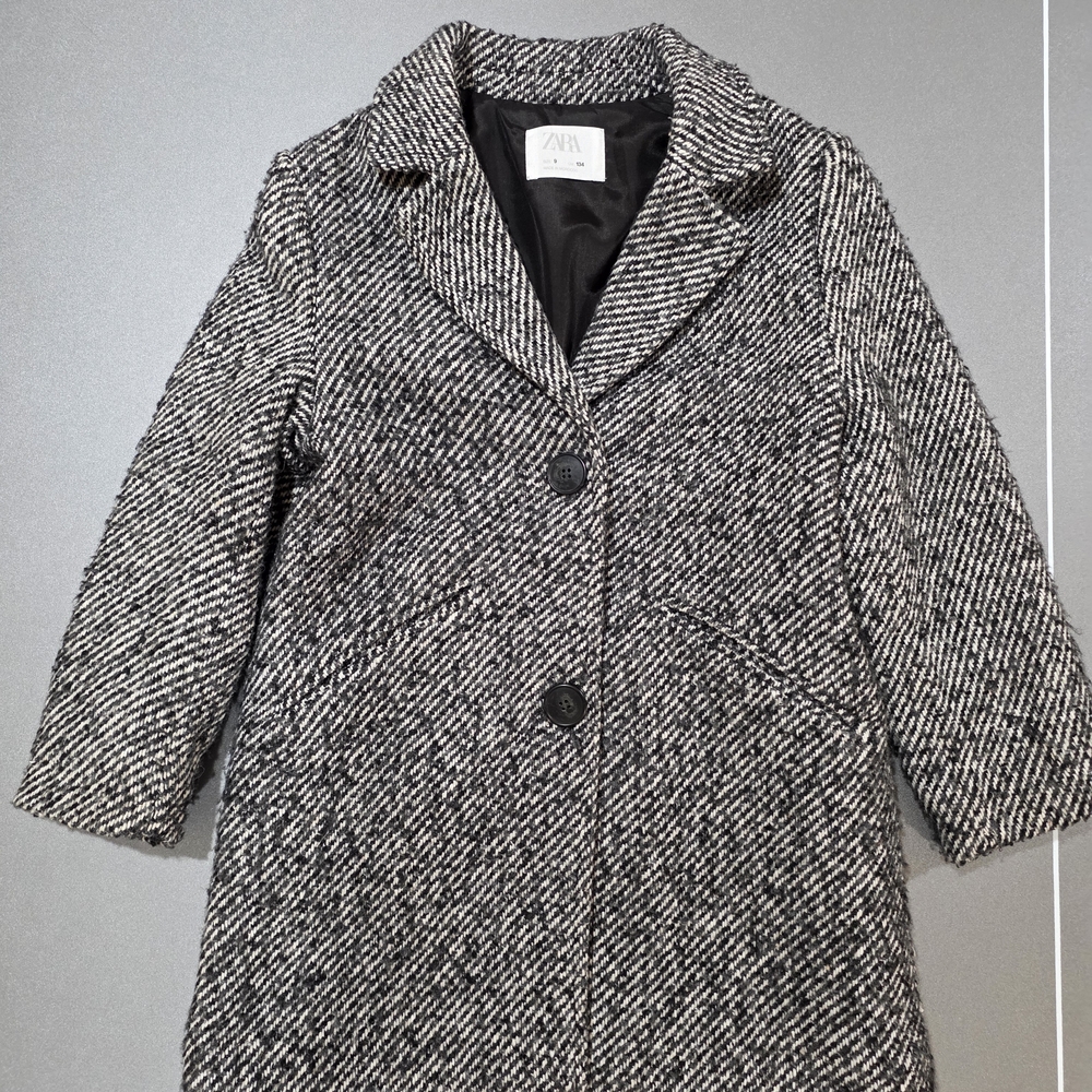 Zara Kids Black and White Coat